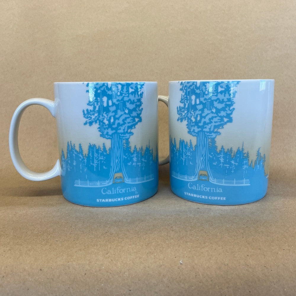Starbucks Global Icon Collector Series California Mugs-2009-11 Pair
